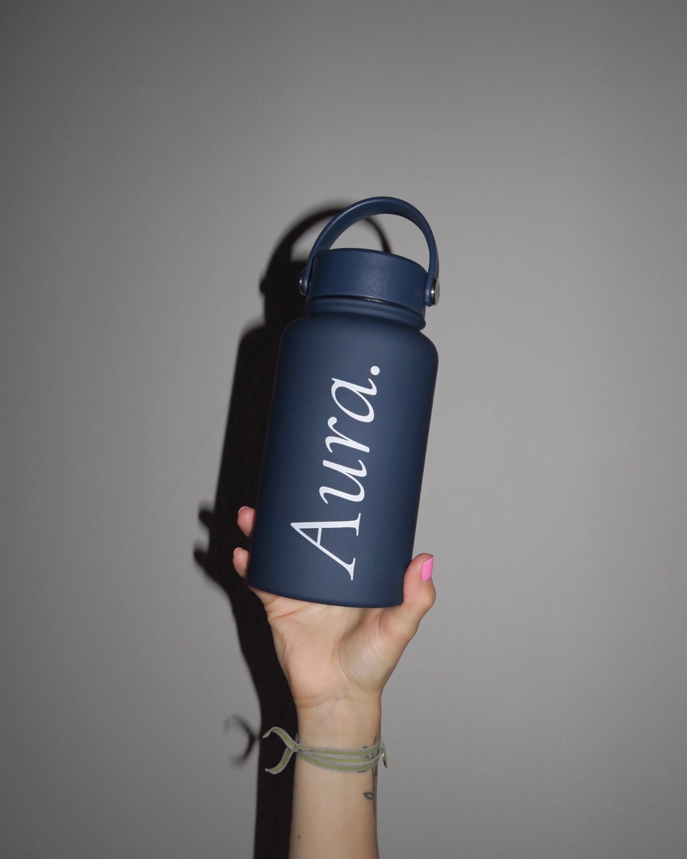 Aura. 'navy blue' mini bottle 650ml