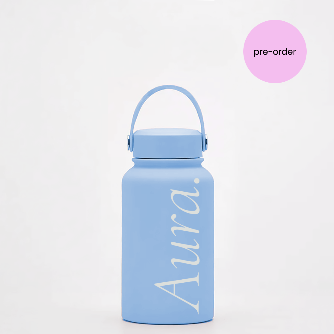 Aura. 'sky blue' mini bottle 650ml