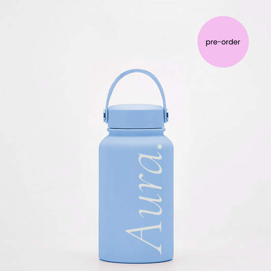 Aura. 'sky blue' mini bottle 650ml