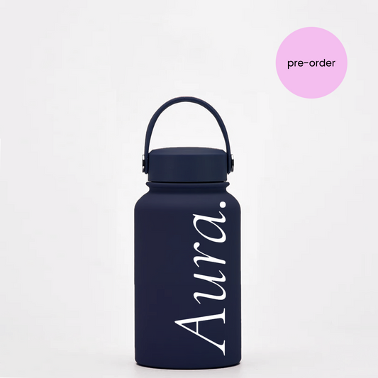 Aura. 'navy blue' mini bottle 650ml