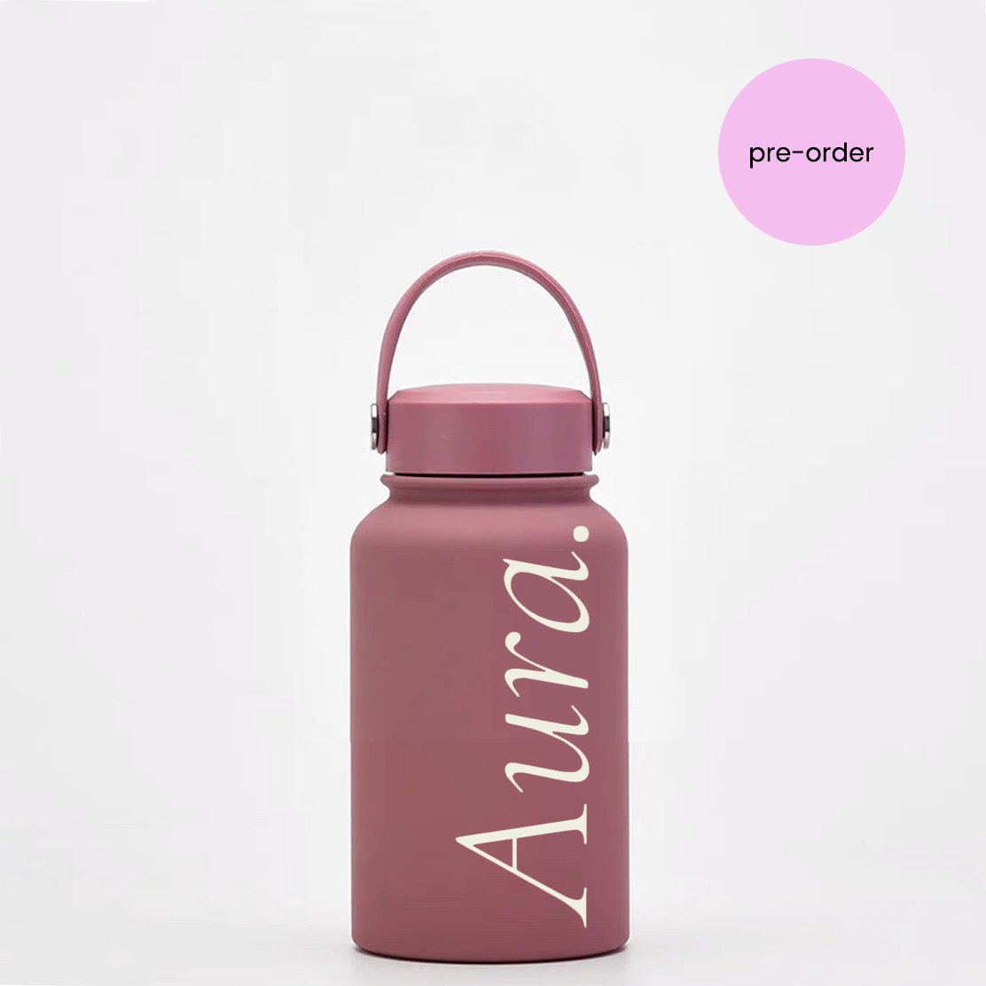 Aura. 'rose quartz' mini bottle 650ml