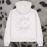Mikina zip * Softness is Strength